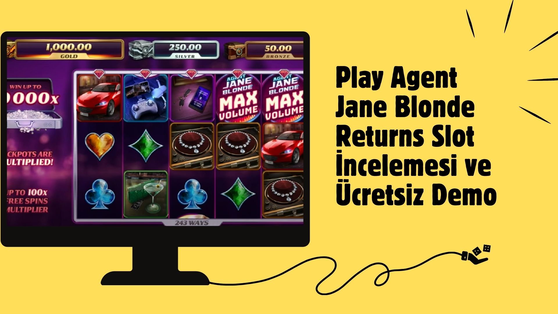 Play Agent Jane Blonde Returns Slot incelemesi